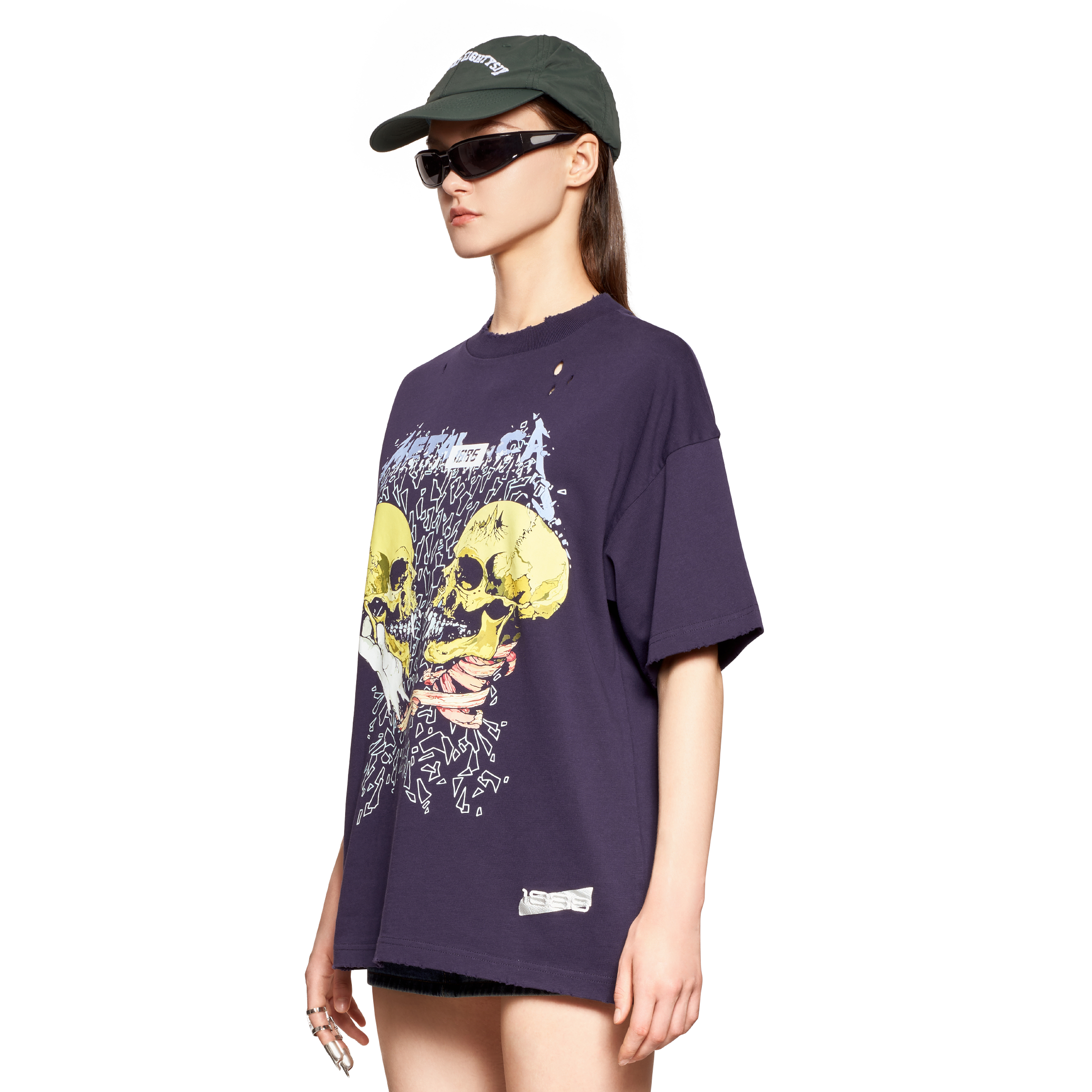 GRAPHIC T-SHIRT- NAVY