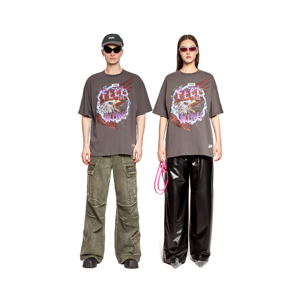 GRAPHIC T-SHIRT- GREY