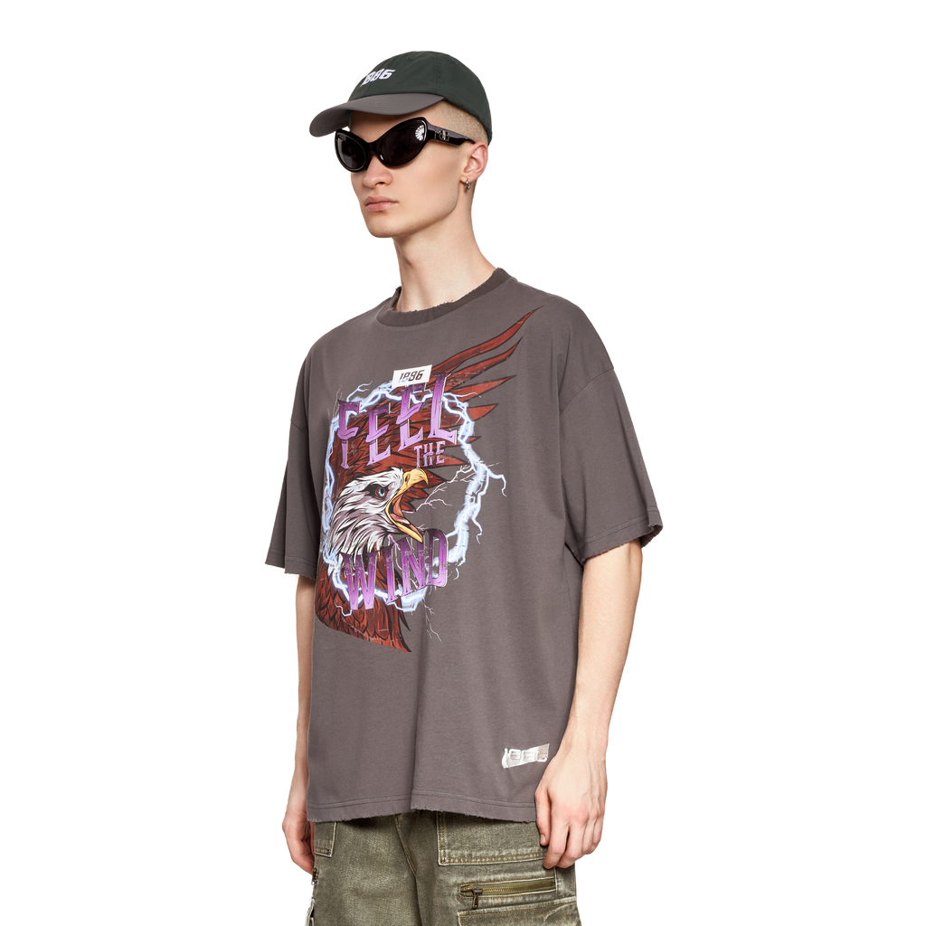 GRAPHIC T-SHIRT- GREY