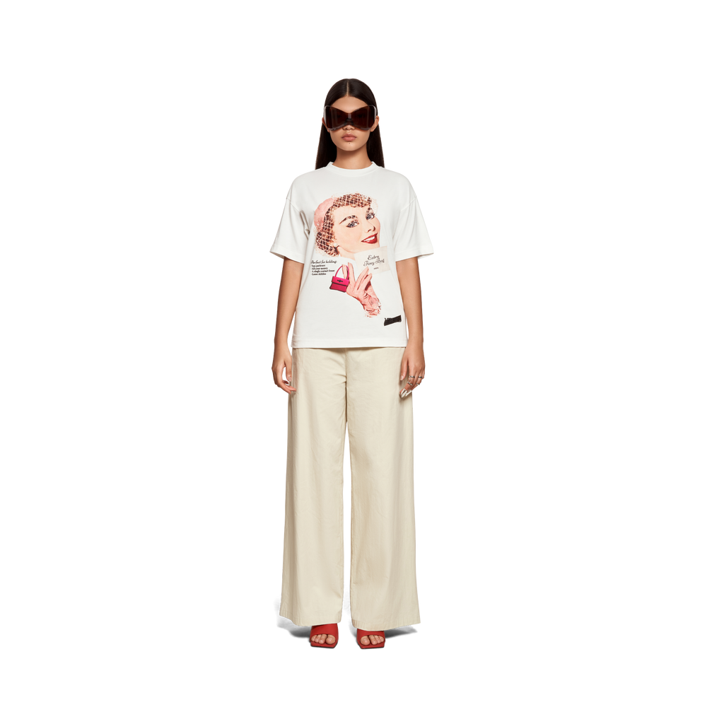HUMMAN BILLBOARD T-SHIRT- WHITE