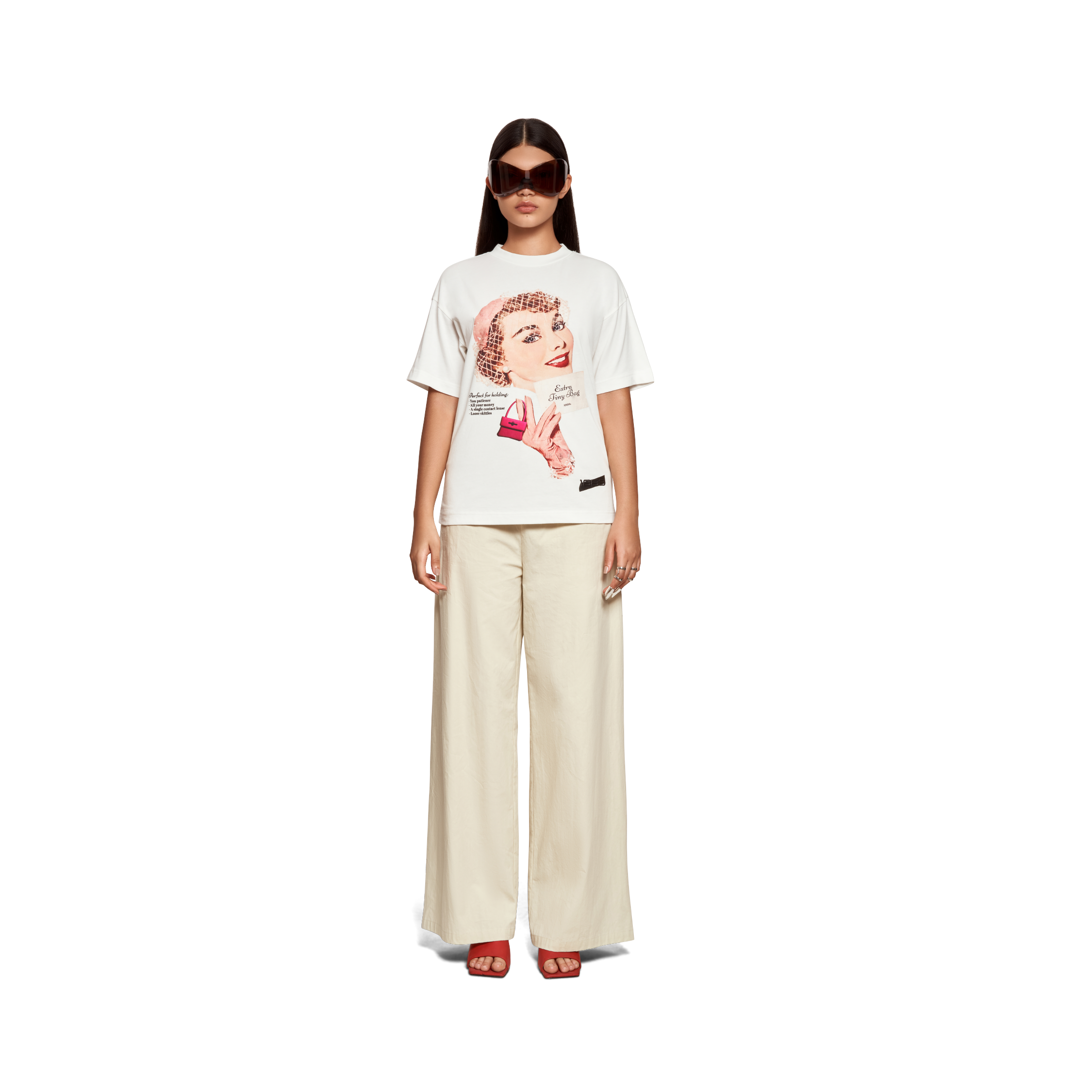 HUMMAN BILLBOARD T-SHIRT- WHITE