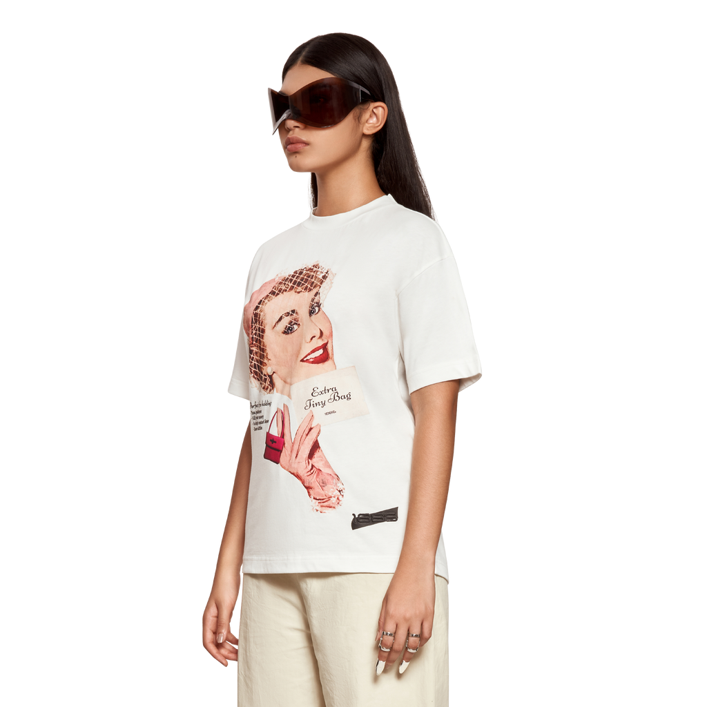 HUMMAN BILLBOARD T-SHIRT- WHITE