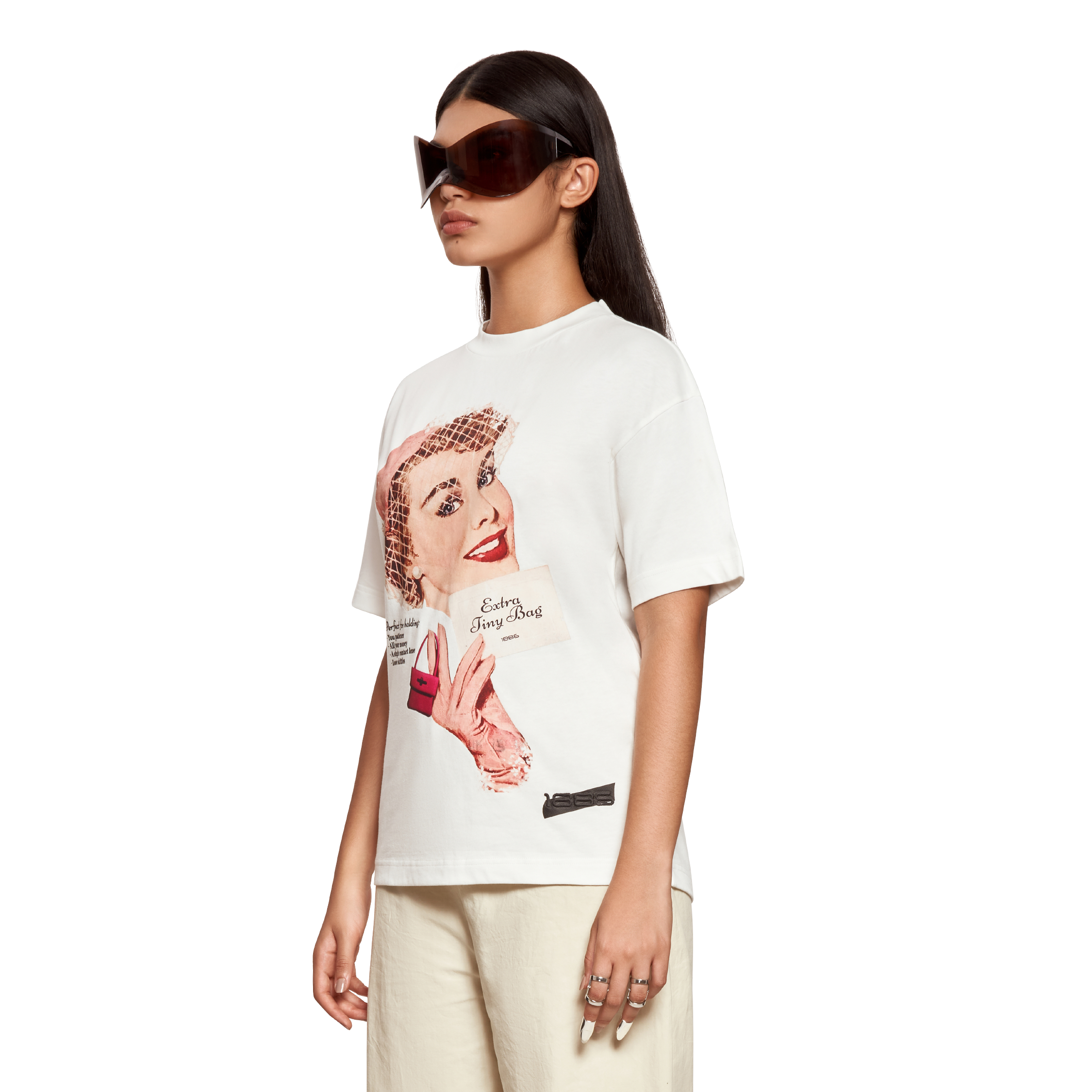 HUMMAN BILLBOARD T-SHIRT- WHITE