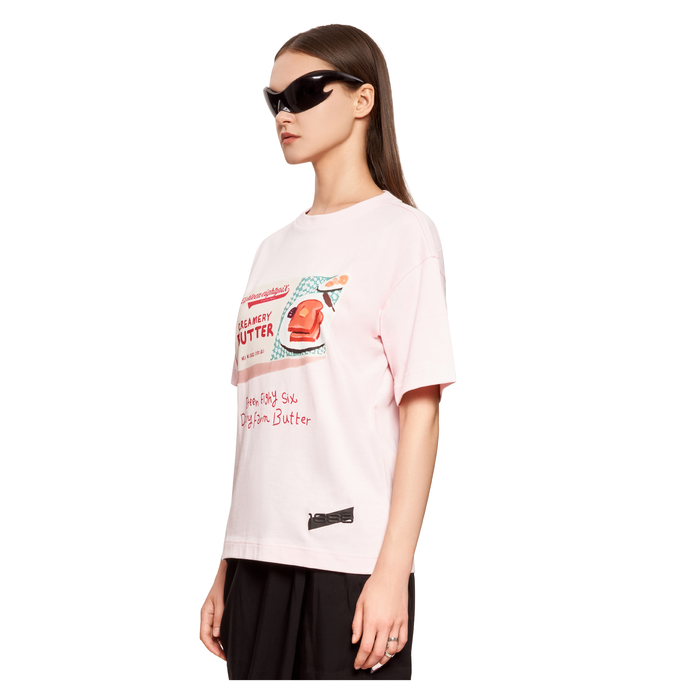 WOMEN BUTTER T-SHIRT- PINK