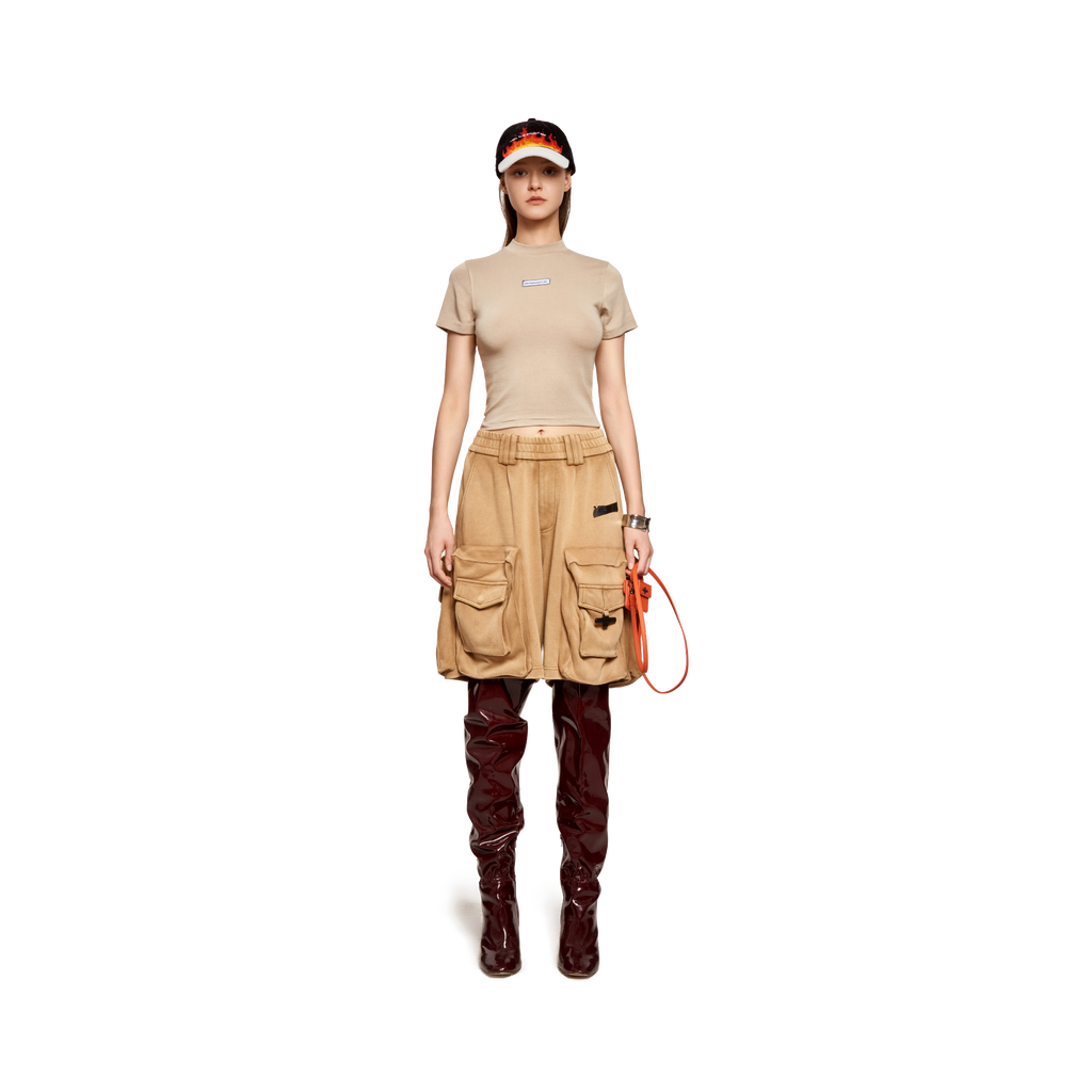 WOMEN'S T-SHIRT- BEIGE