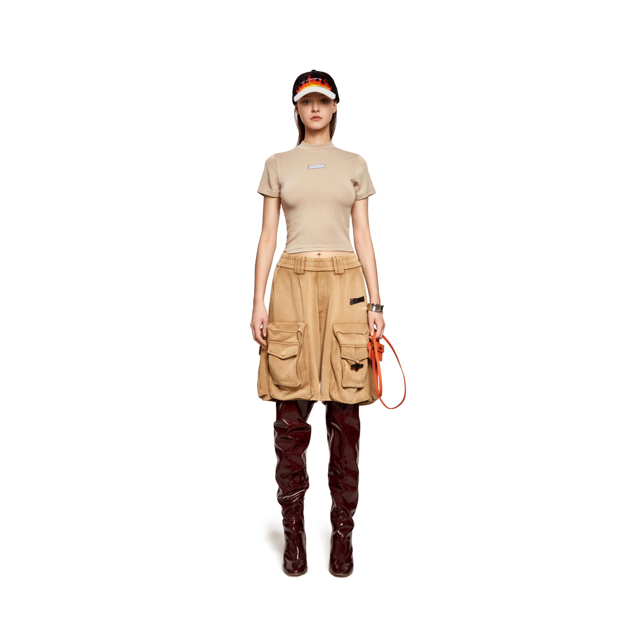 WOMEN'S T-SHIRT- BEIGE