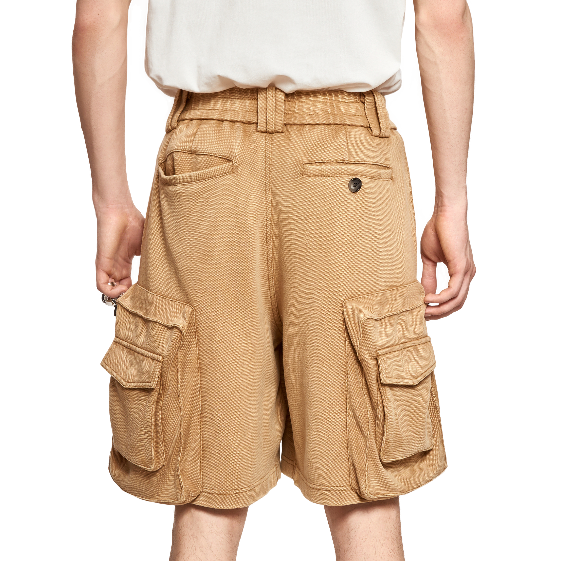CARGO SHORTS- BEIGE
