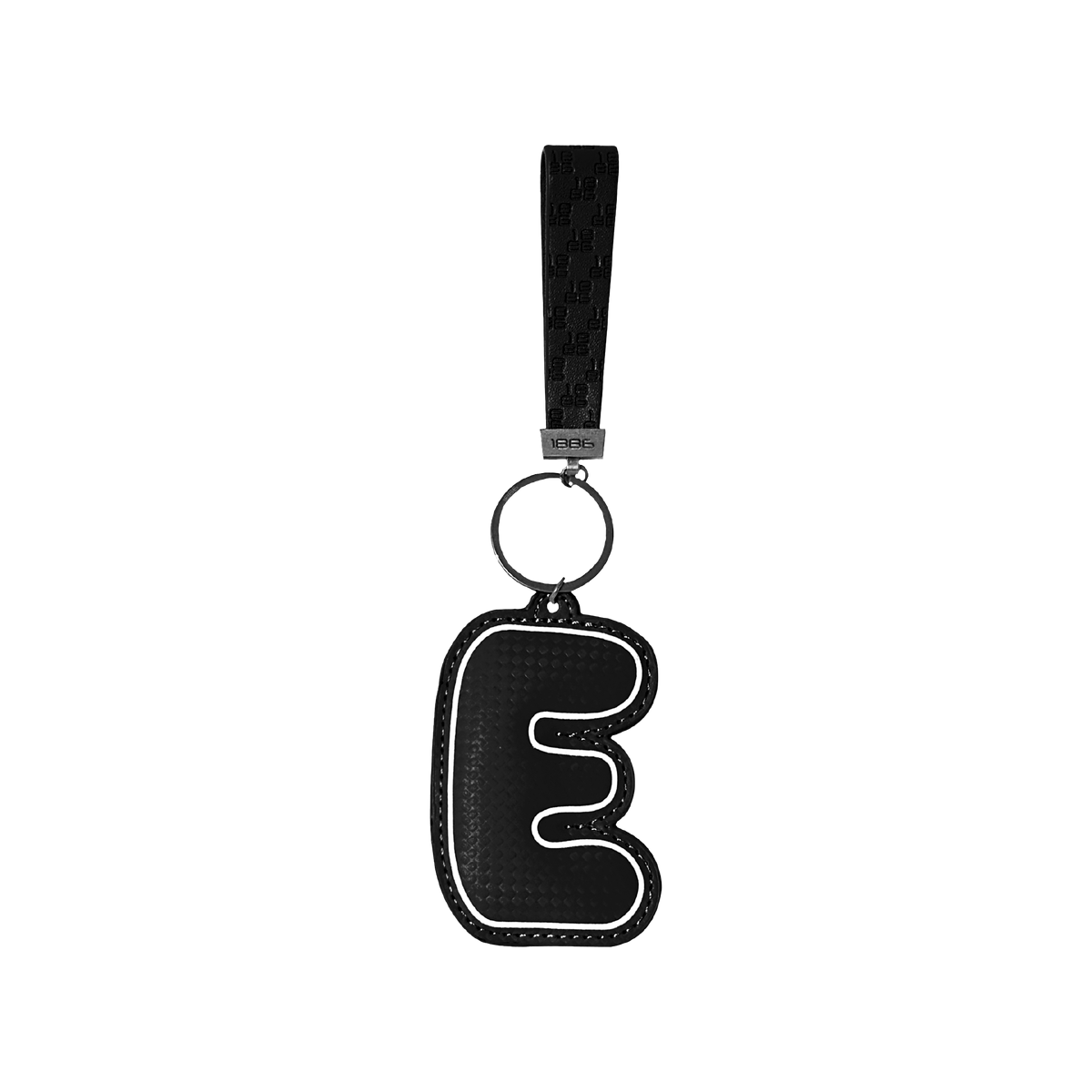 E Key Chain E KEYCHAIN - BLACK – 1886 fashion