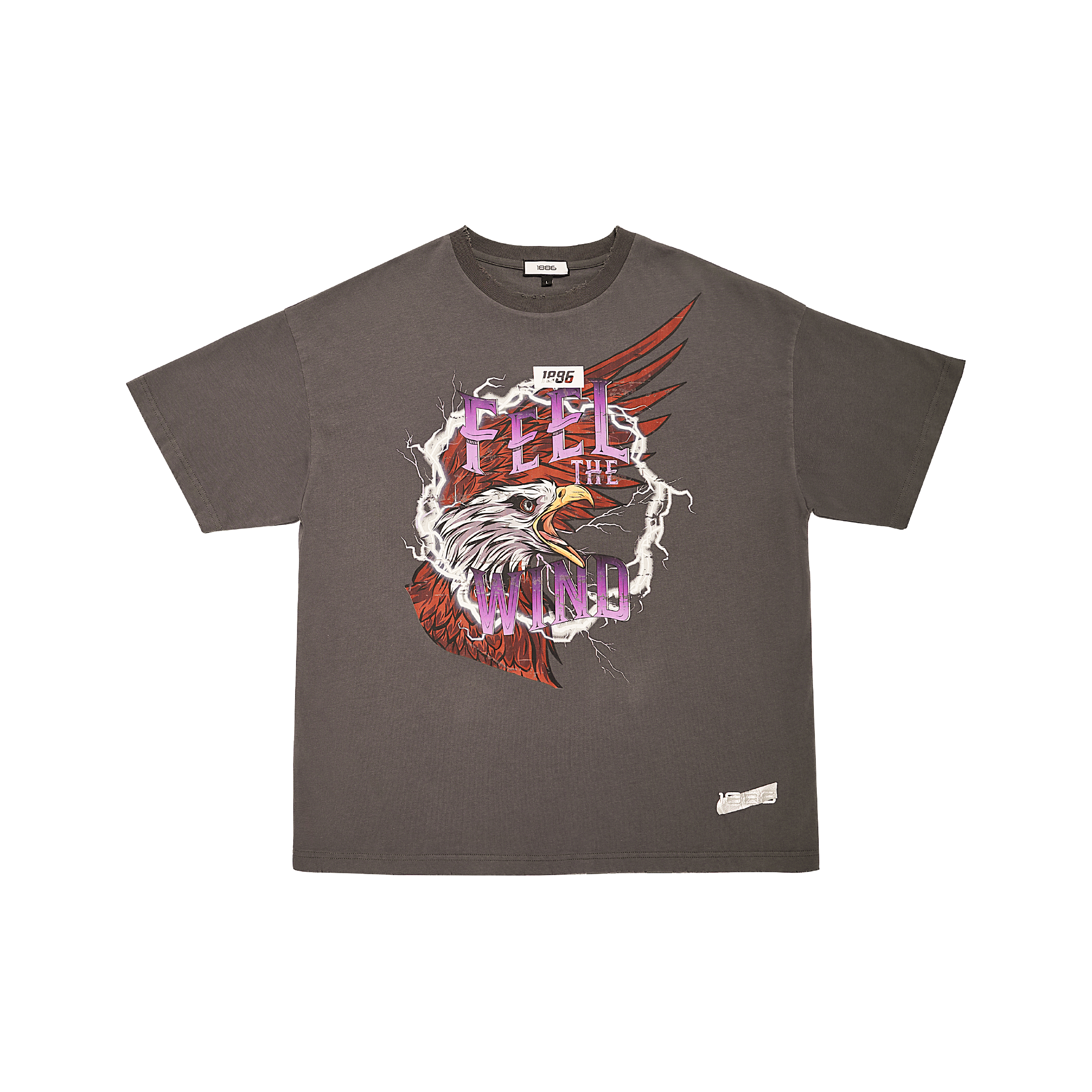 GRAPHIC T-SHIRT- GREY
