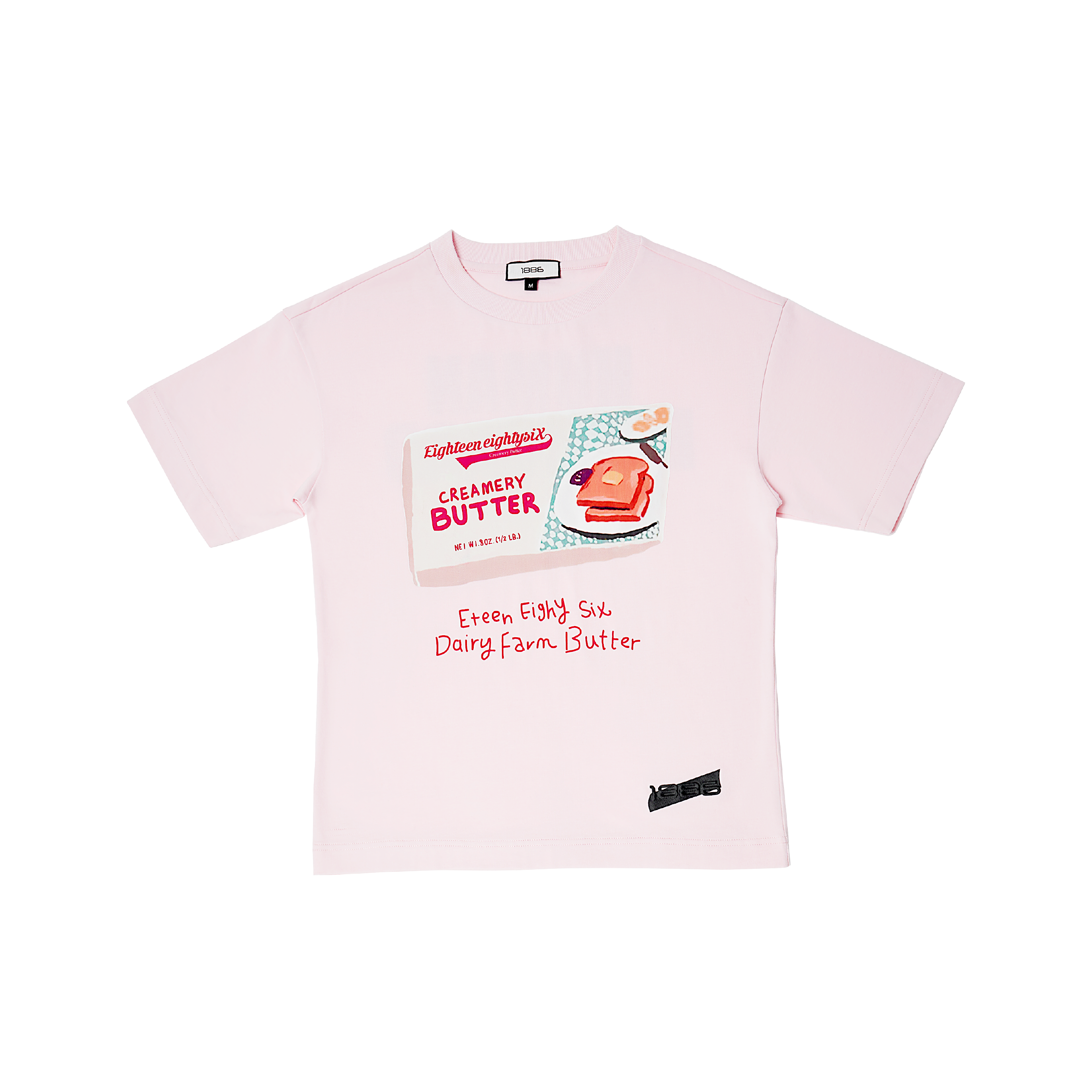 WOMEN BUTTER T-SHIRT- PINK