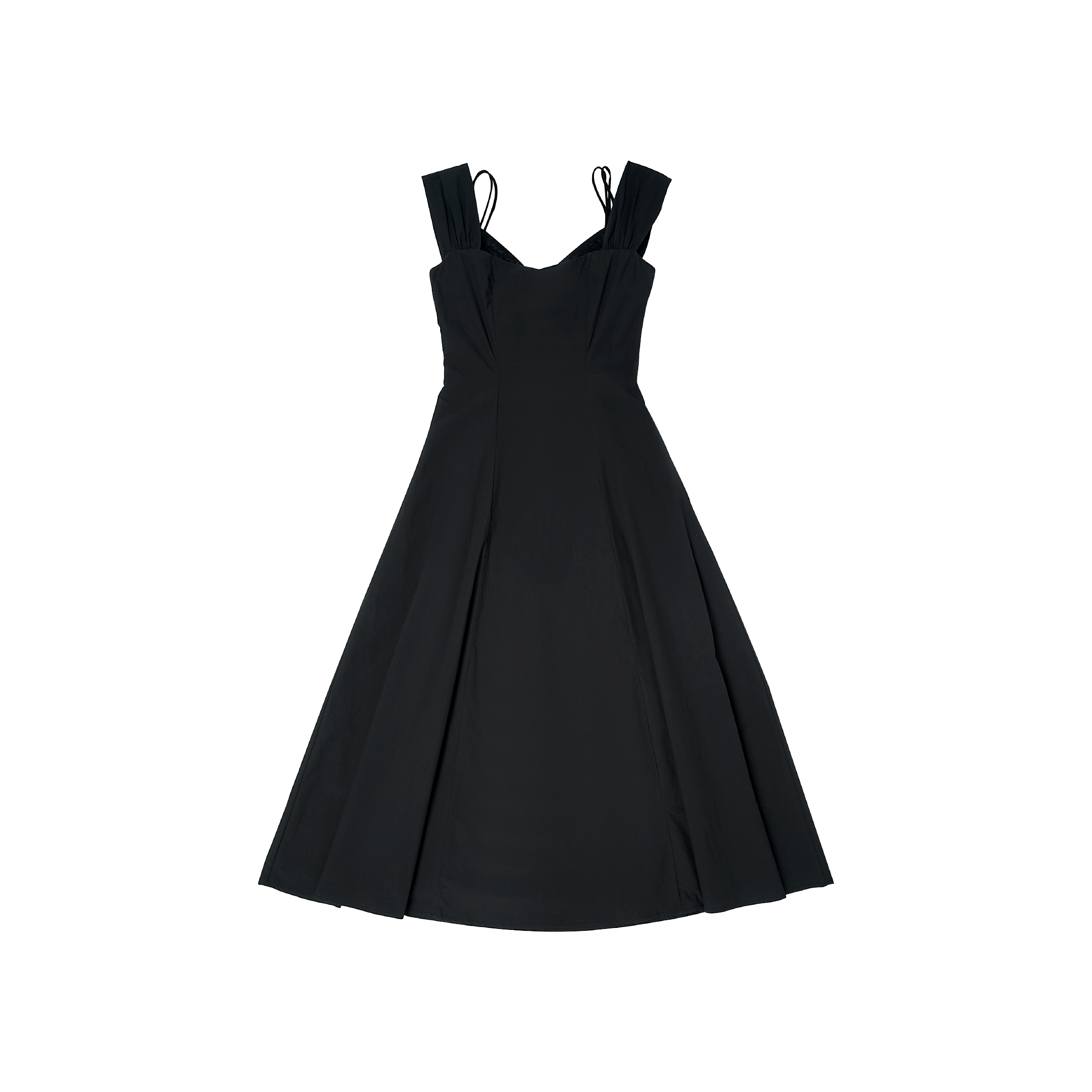 Spaghetti strap maxi dress - Black – 1886 fashion