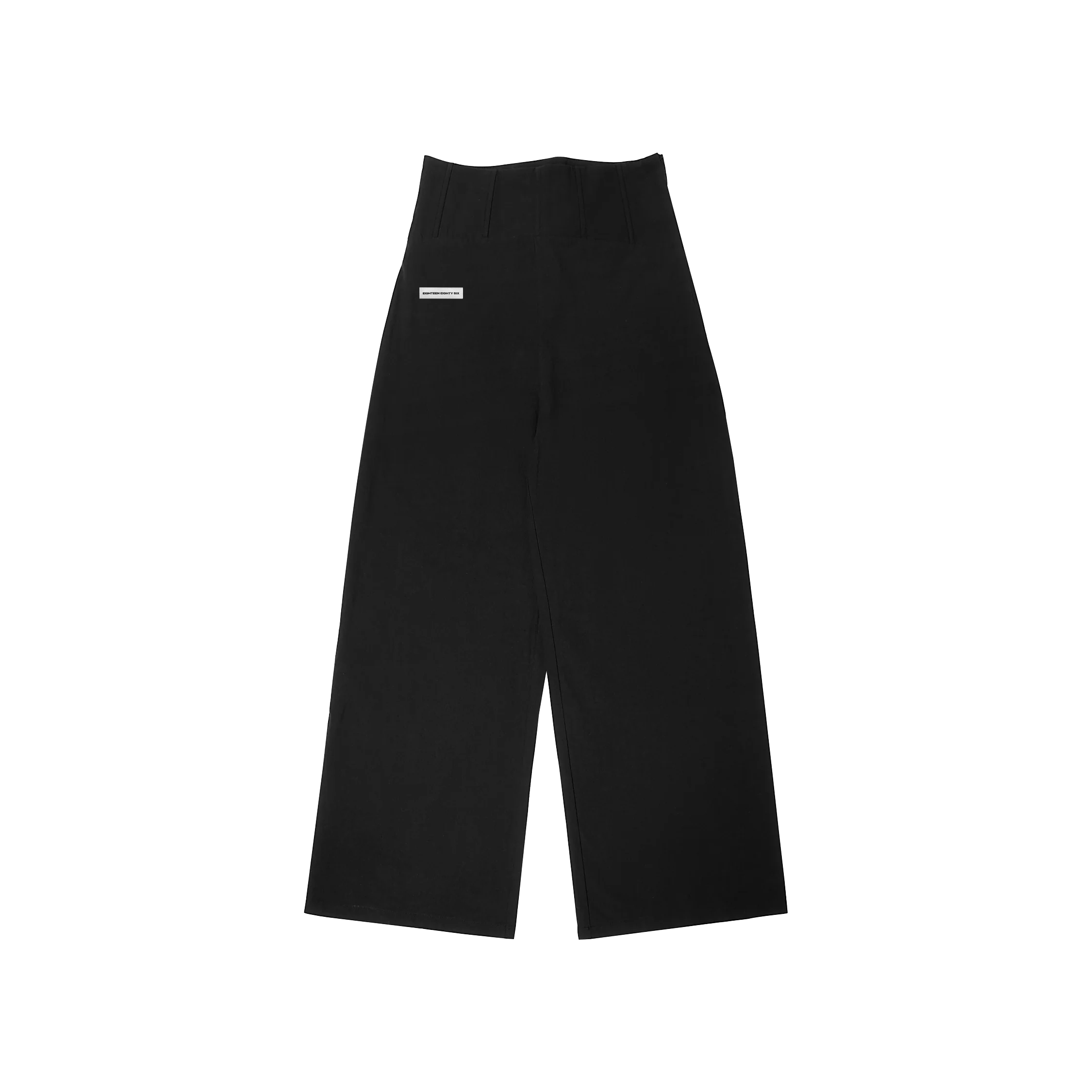 Corset style wide leg pants - Black – 1886 fashion