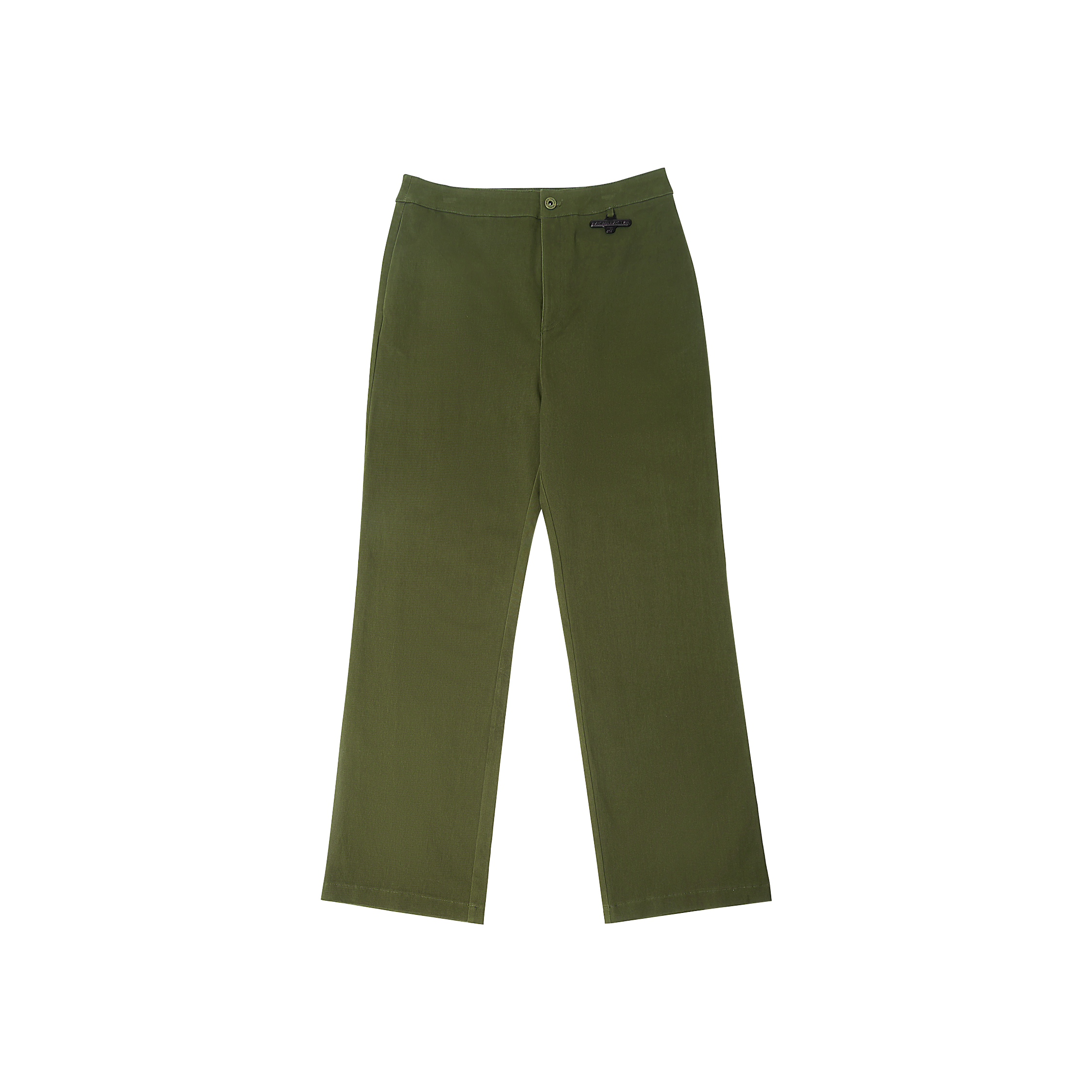 STRAIGHT LEG PANTS - GREEN
