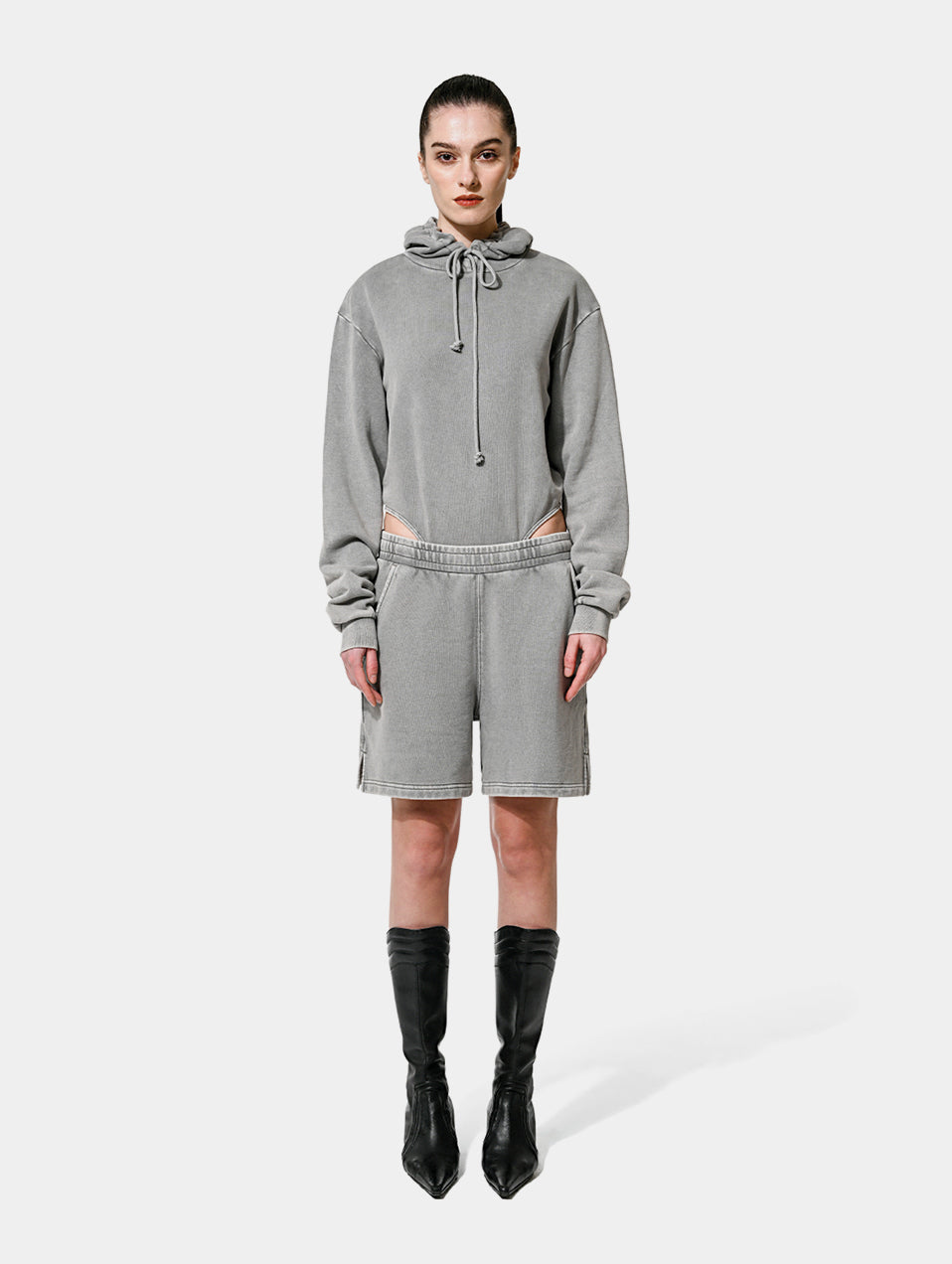SWEAT SHORTS FROST GREY