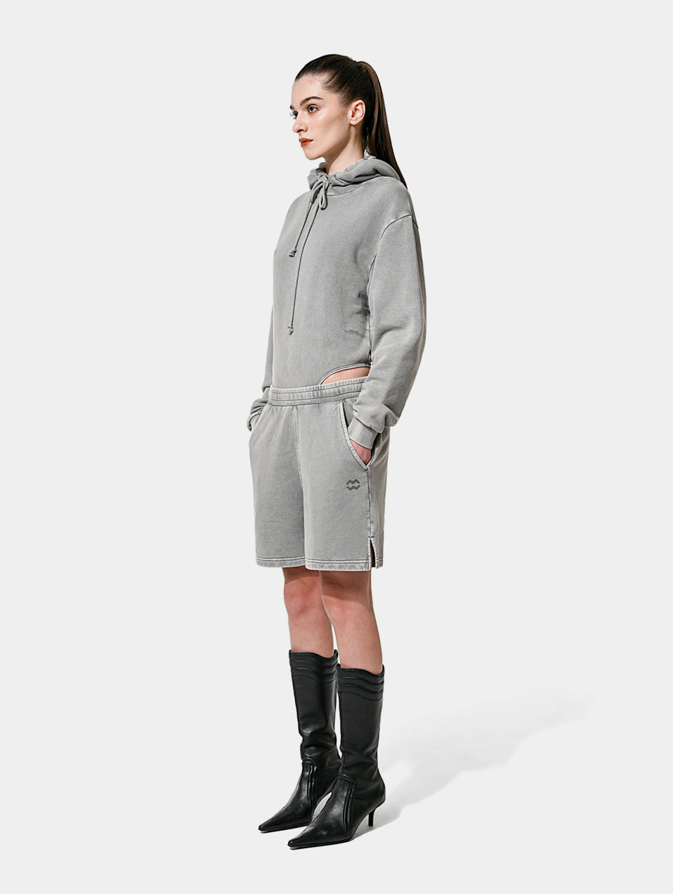 SWEAT SHORTS FROST GREY