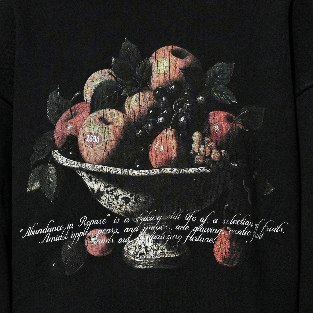 FRUIT BOWL SWEATSHIRT - BLACK