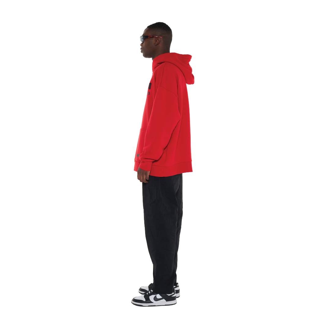 Most Likely Oversized Hoodie- Red