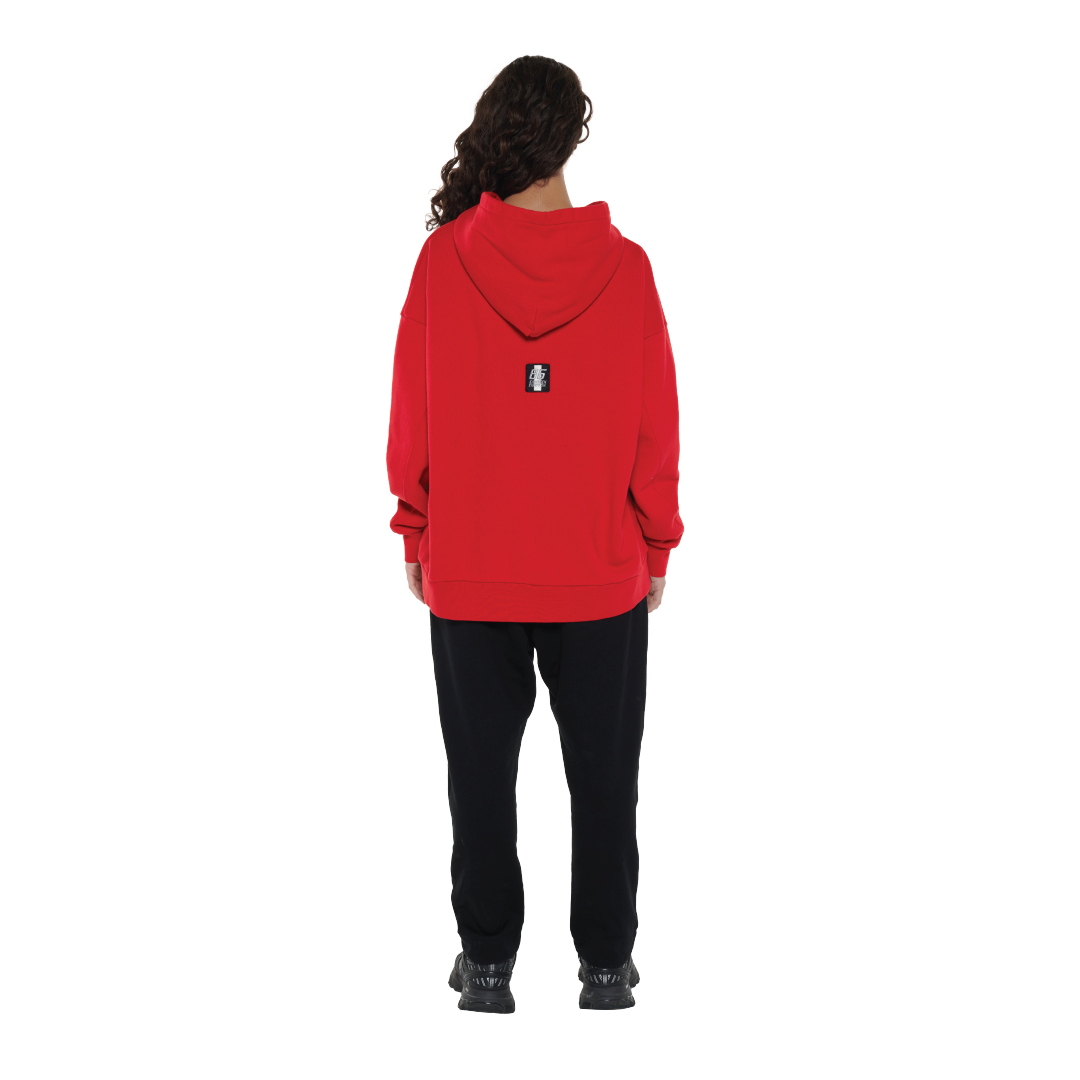 Most Likely Oversized Hoodie- Red