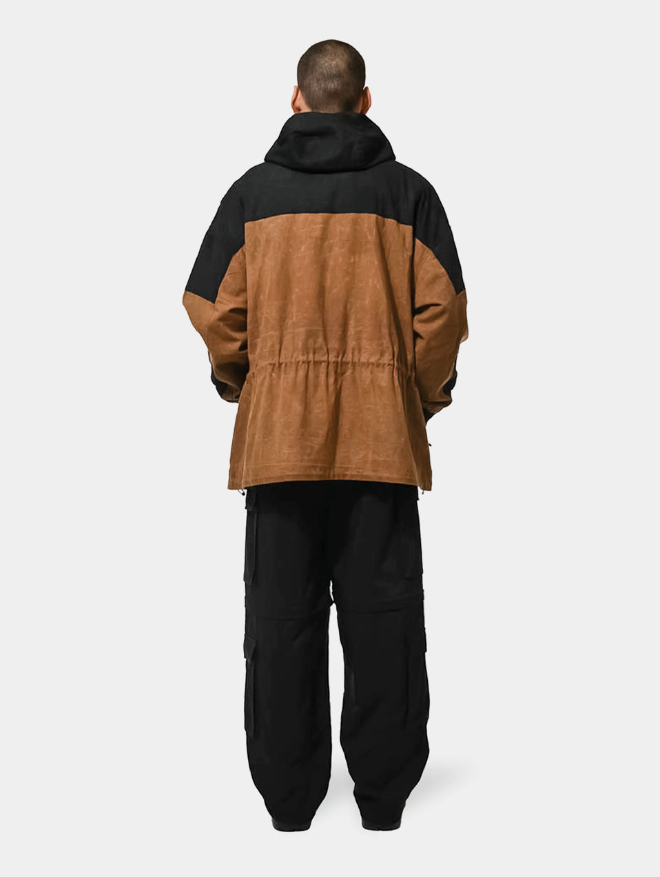 WAXED TECH JKT- BROWN
