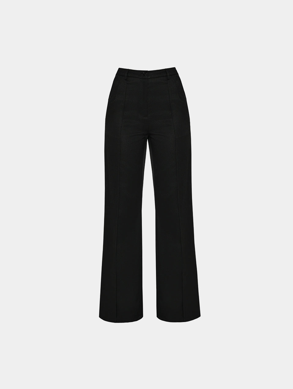 ZIP LEG PANTS - BLACK