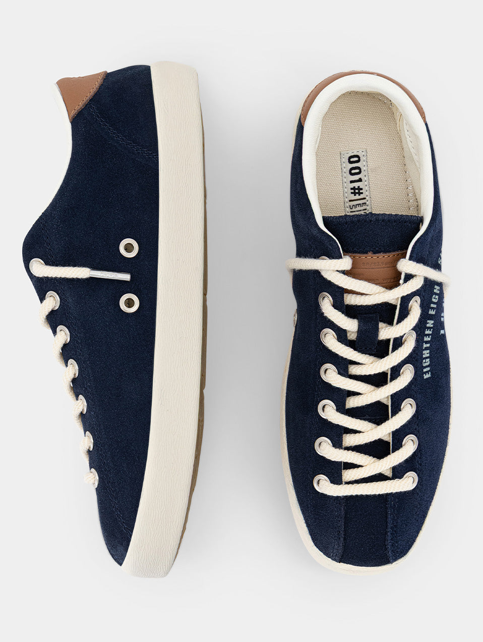 Terrain Navy Suede Sneakers