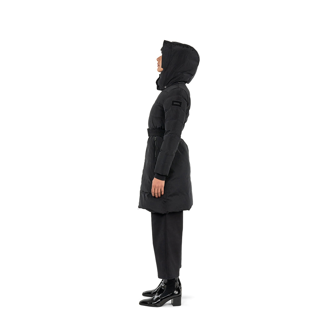 PUFFER COAT - BLACK