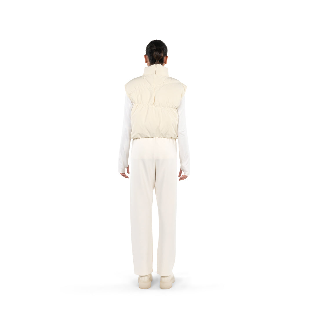 PUFFER TOP - OFF WHITE