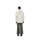 Long sleeves Loose cut hoodie in off white color fabric featuring Eighteen Eighty-Six print at front. 1886 logo embroidered at bottom front. Loose at cuffs and hem.