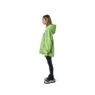 Long sleeves oversize cut hoodie in washed neon green  color fabric featuring  ' The Flying Monkeys Club '  logo print at front and at back. 1886 logo embroidered at kangaroo pocket. Rib knit at cuffs and hem.