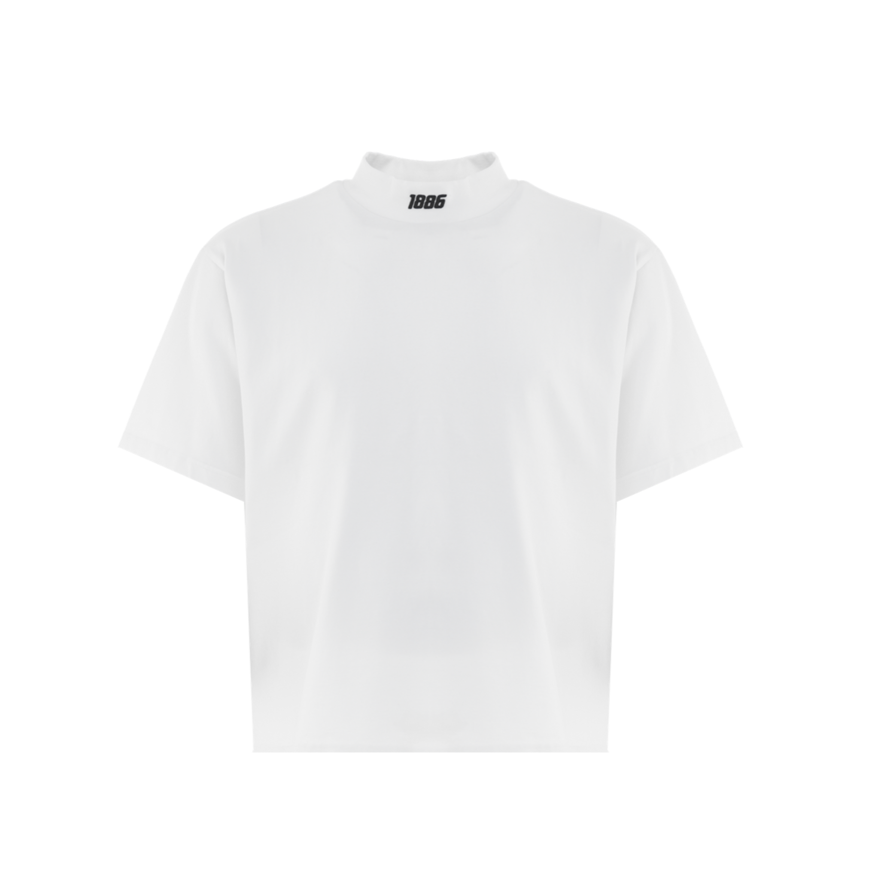 BUTTERFLY TURTLENECK T-SHIRT - OFF WHITE