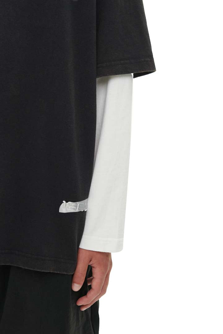 DOUBLE T- SHIRT - BLACK