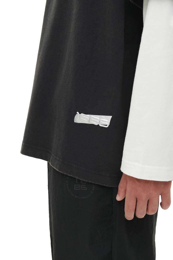 DOUBLE T- SHIRT - BLACK
